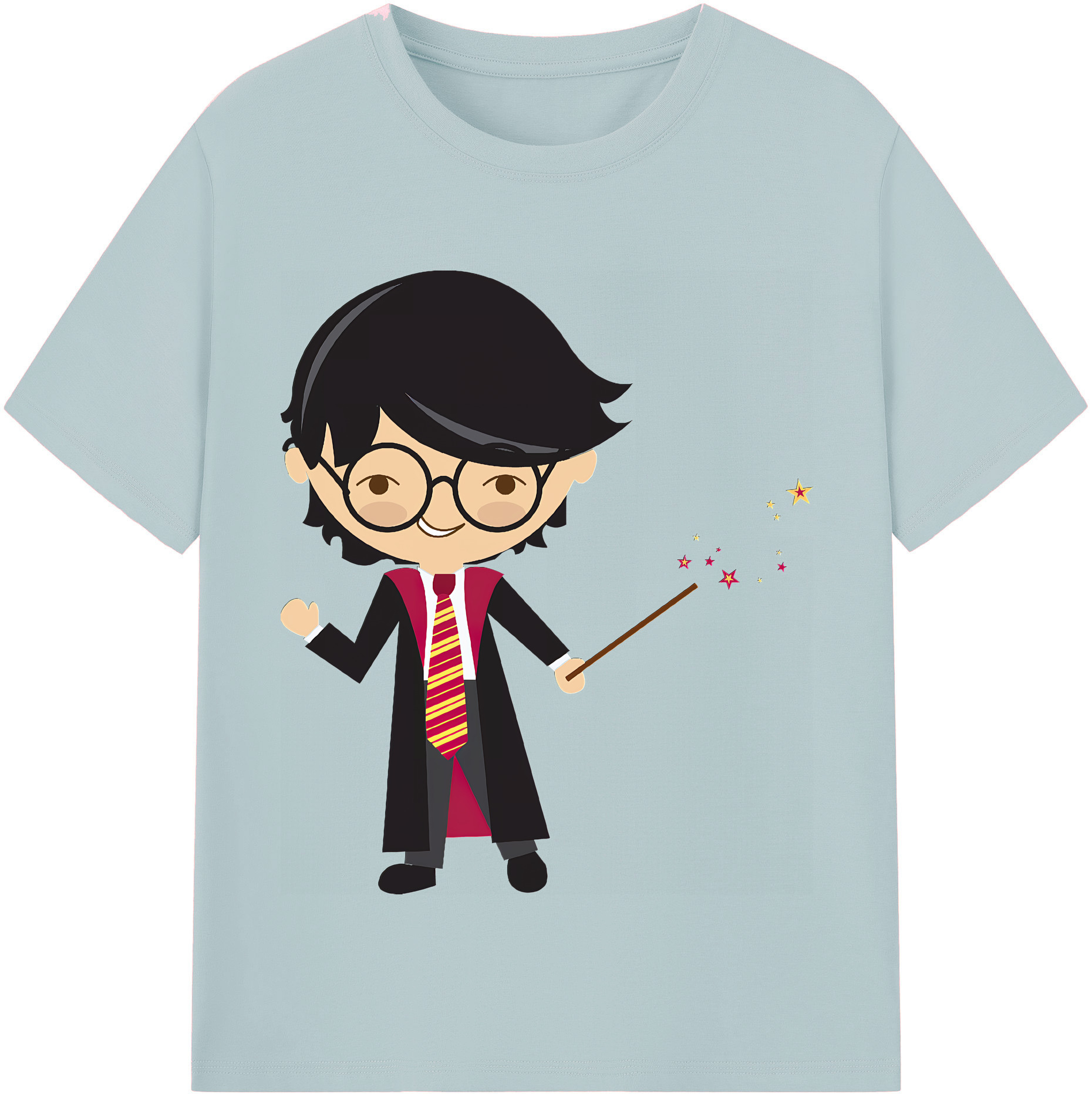 （画像用） Harry Potter ハリー・ポッターシリーズ 綿100％半袖Tシャツ（フロントプリント）